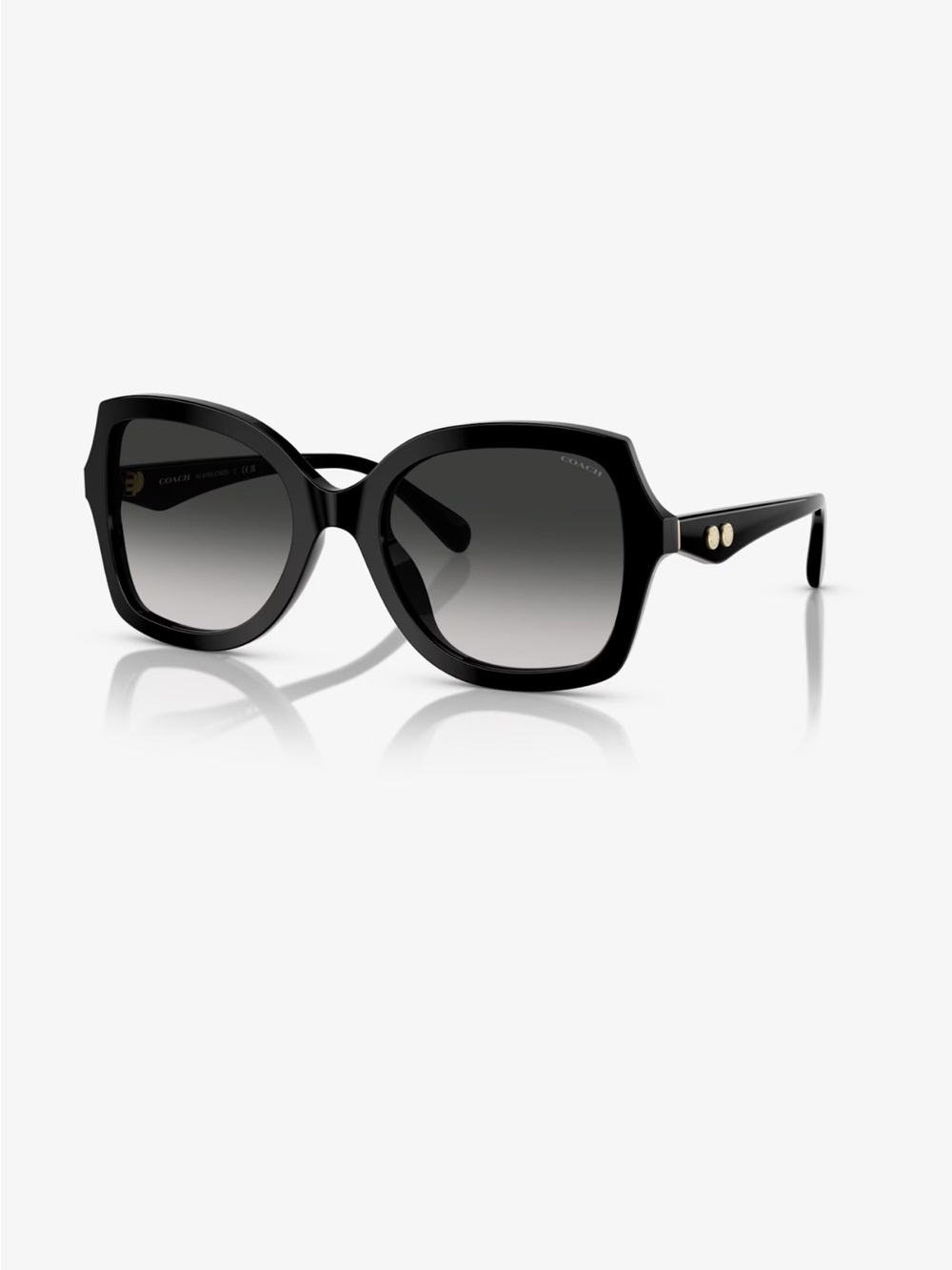 New Coach Black Sunglasses with Branded Case CW225